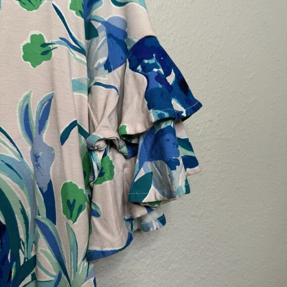 Lilly Pulitzer Lula Dress Pink Tropics Sweet Pea Floral Print Size Small - Picture 3 of 4